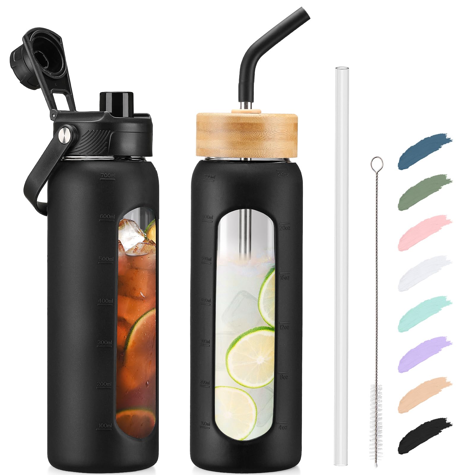 Kodrine 32 oz Glass Water Bottle