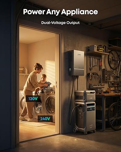 Miniatura 4 de Estación de Energía Portátil Anker SOLIX F3800 Plus (2025 NUEVA), 3,840Wh, Entrada Solar de 3,200W, Generadores para Uso Doméstico, Expandible a