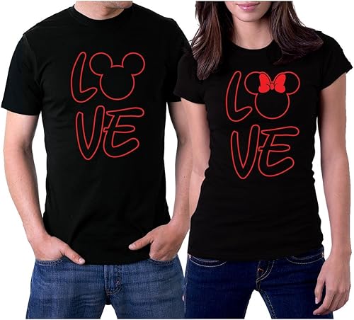 Camisas a juego para parejas, día de San Valentín, boda, camisetas divertidas