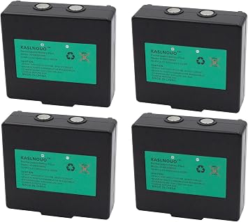 بطارية استبدال 4-Pack 2500mAh لـ Hetronic 68300900 68300600 68300940 KH68300990 HE900 Abitron KH68300990.3.6V 2500mAh