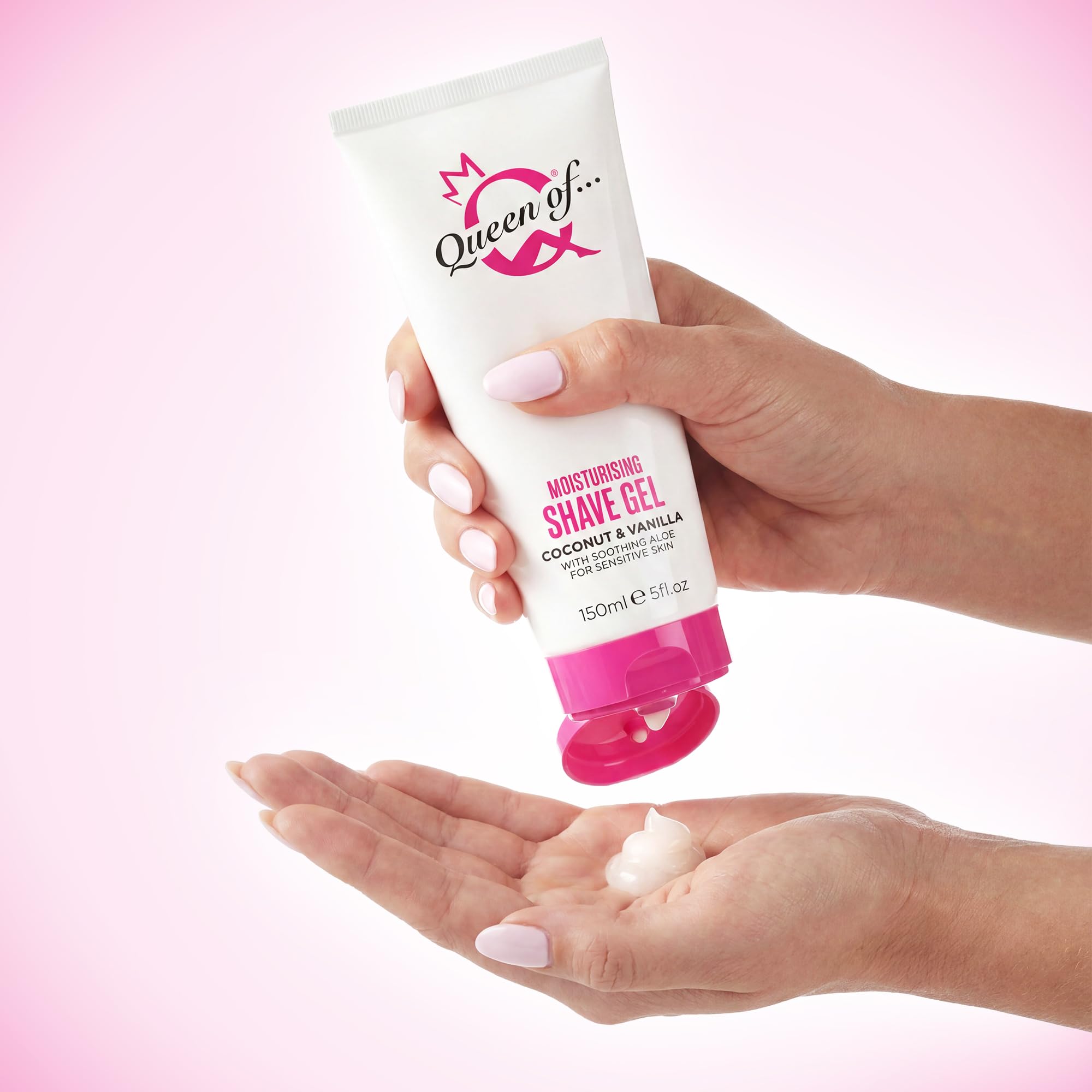 Queen of Ooh la la! Sensitive Moisturising Coconut and Vanilla Shaving Gel For Women 150ml