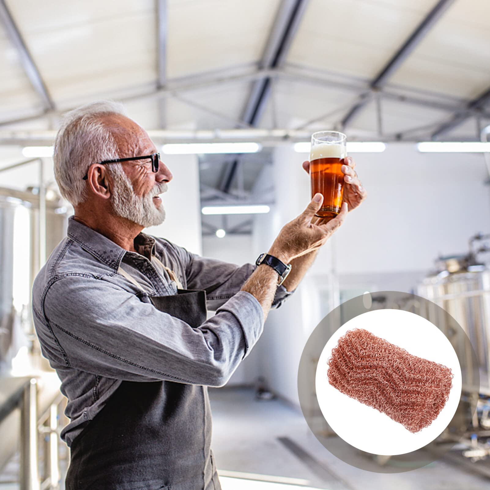 Kichvoe 1roll Wine Filtration Strainer Mesh Thickened Brew Filter for Home Brewing Material Easy to Use for Wine Making and Distillation