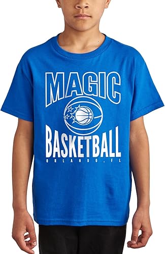 Miniatura 15 de Junk Food NBA Team Basketball - Camiseta de manga corta para niños y niñas con licencia oficial Verde Kelly,Negro -,Verde bosque,marino,Púrpura,Rojo