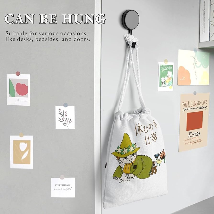 Amazon.co.jp: 巾着袋 ムーミン スナフキン給食袋 収納袋