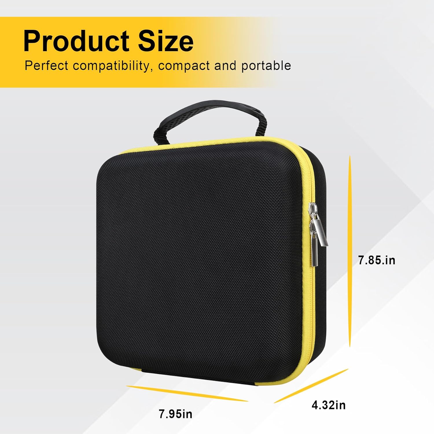 Canboc Carrying Case for Little Tikes Story Dream Machine Books Starter Set, Kids Toys Storage Box for Little Tikes for Storybook, Audio Play, Character, Black+Black (Case Only)