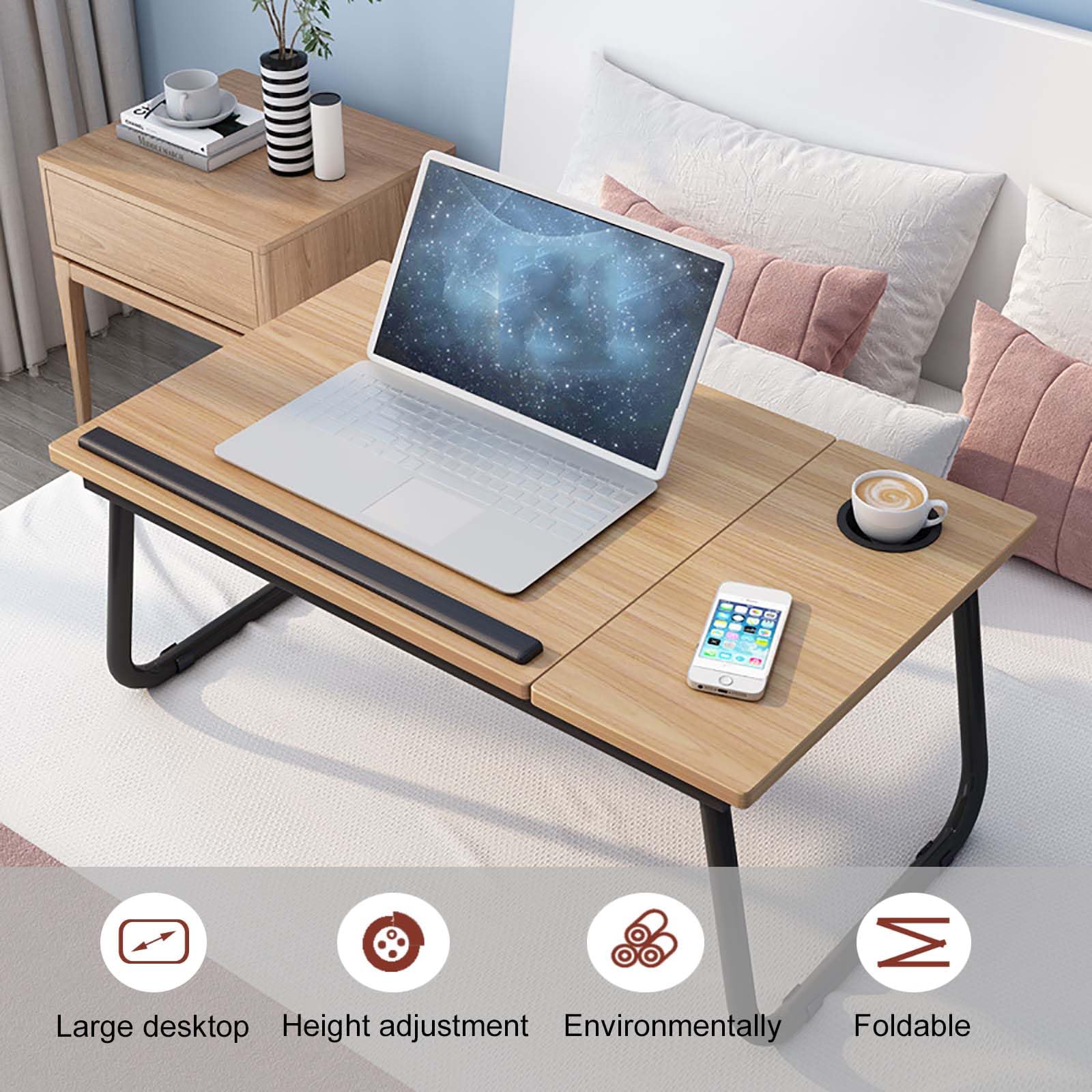 Uten Table De Lit Pliable Pour Ordinateur Portable – Très Facile