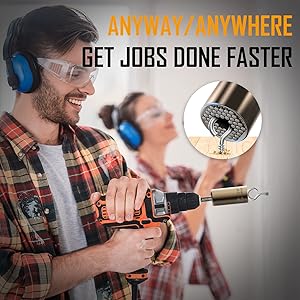 Lenski Stocking Stuffers for Men Adults, Super Universal Socket Christmas Gifts for Men, Mens Gifts for Dad Him Grandpa, White Elephant Gifts for Adults, Birthday Dad Gift