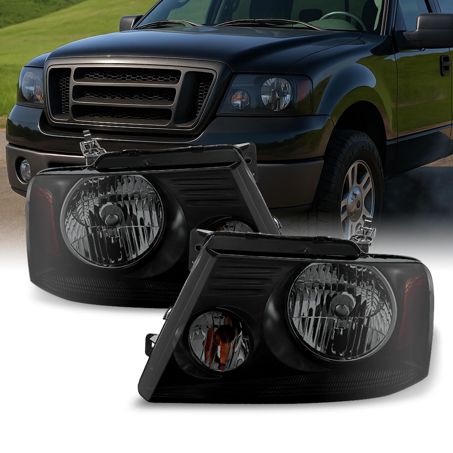 Amazon.com: AKKON - For Black Smoke 04-08 F150 06-08 Linclon