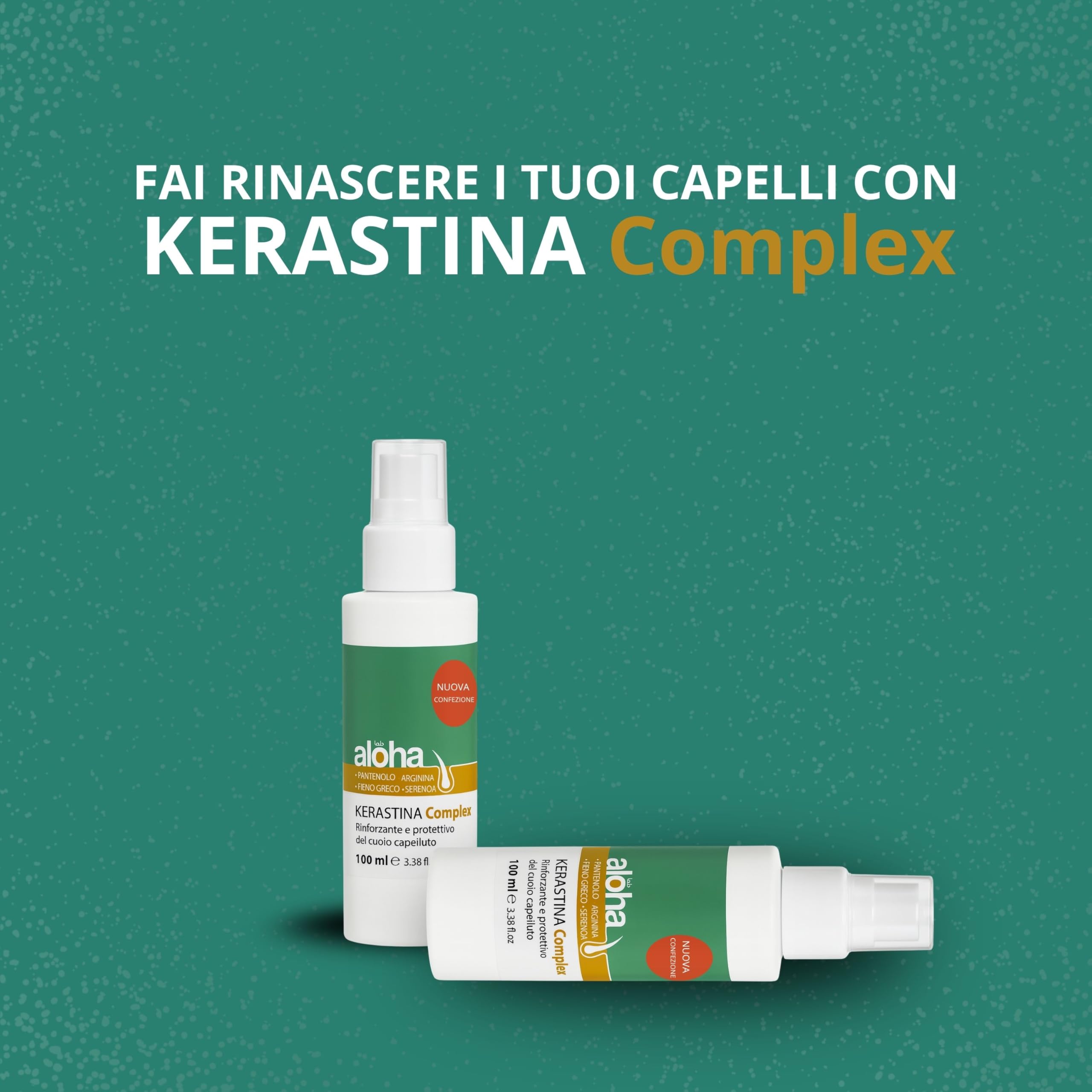 Kerastina Complex 200ml – Spray Anticaduta Capelli Extra Forte – Rinforza Bulbo e Stimola Ricrescita – Uomo Donna con Serenoa e Fieno Greco
