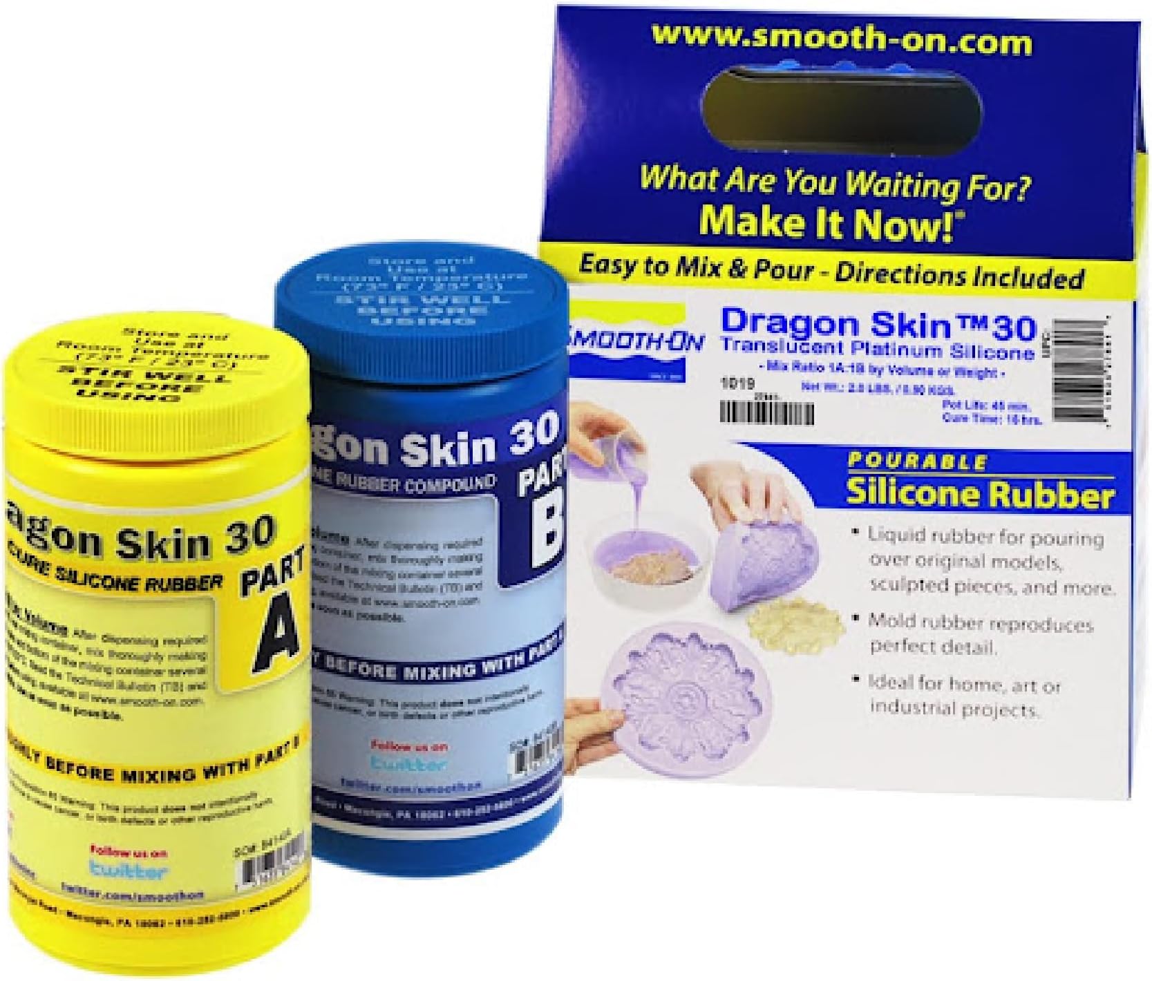 Dragon Skin™ 30 Mold Making & Special Effects Platinum Cure Silicone Rubber - Trial Unit
