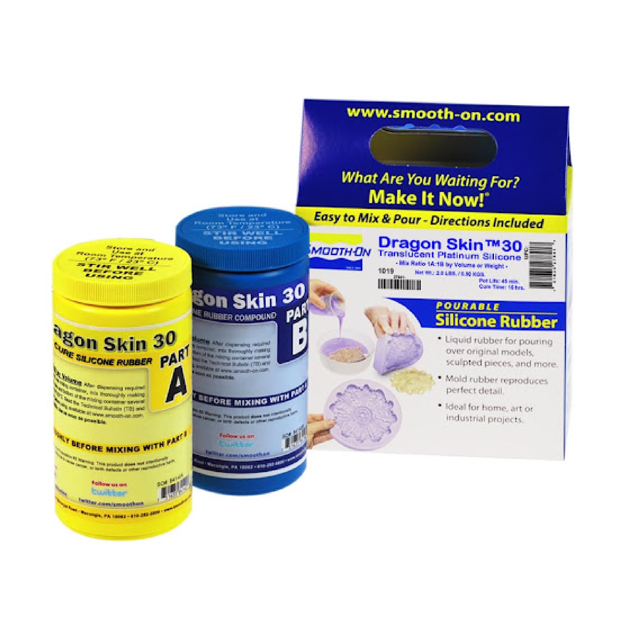 Smooth-OnDragon Skin™ 30 Mold Making & Special Effects Platinum Cure Silicone Rubber - Trial Unit