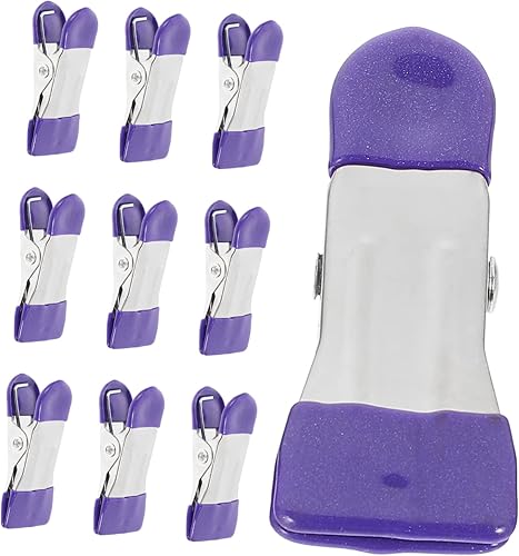 Miniatura 9 de NOLITOY 30 pinzas para ropa, pinzas de piscina, pinzas para sillas de playa, clips para toallas, perchas de metal, pasadores de ropa para