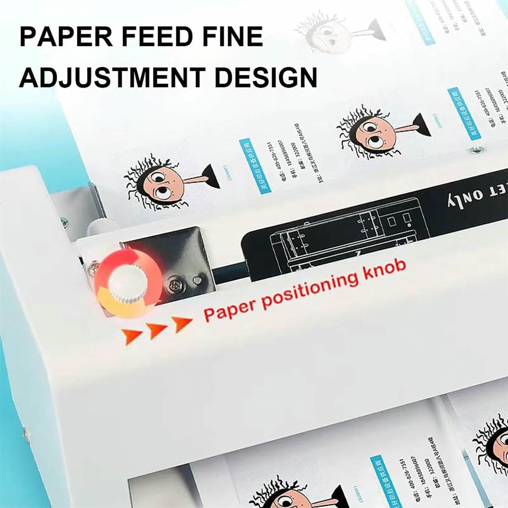 Taglierina elettrica per carte, taglierina automatica con margini e spessore regolabili, taglierina professionale per biglietti da visita A4, soluzione di taglio efficiente e precisa