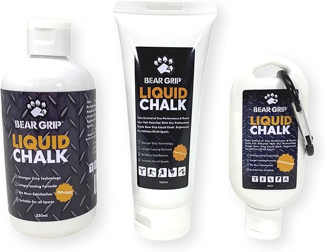 BEAR GRIP - LIQUID CHALK | Sports Chalk | Sweat Free Hands | Crossfit | Weight Lifting | Power Lifting | Rock Climbing | Bodybuilding
