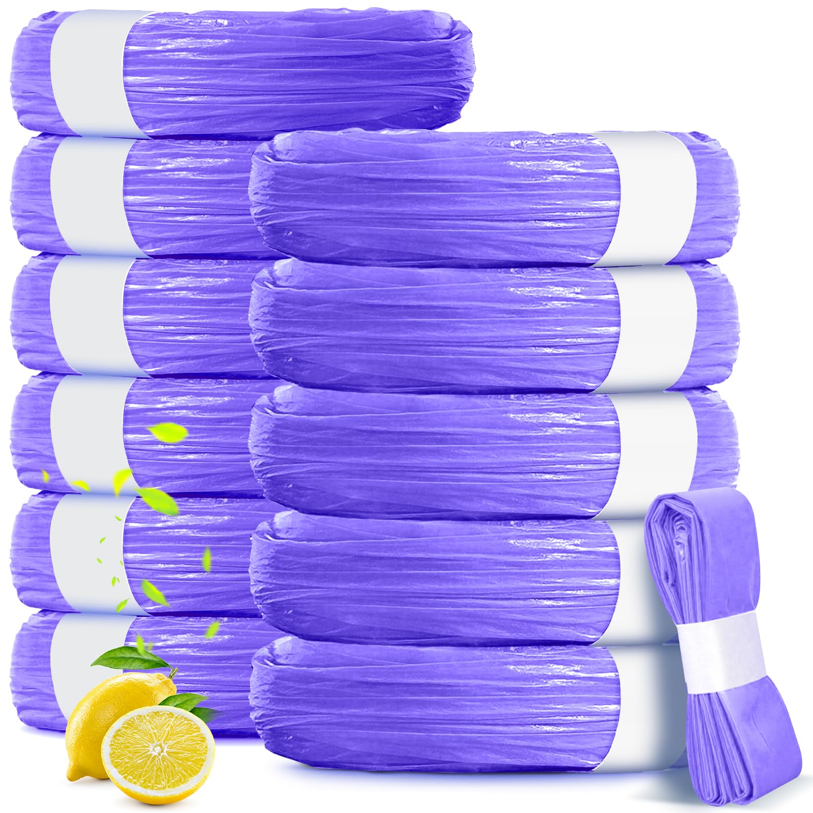 Xiaocanglan 12 Stück Windeleimer Nachfüllkassetten, 4.5M Nachfüllkassetten windeleimer kompatibel mit AngelCare,Tommee Tippee, Litter Locker, Windeleimer Nachfüllfolie Nachfüllbeutel Windeltüten