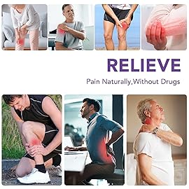 Dual Channel TENS EMS Unit TENS & PMS Unit (Model: YF1503) (Purple)