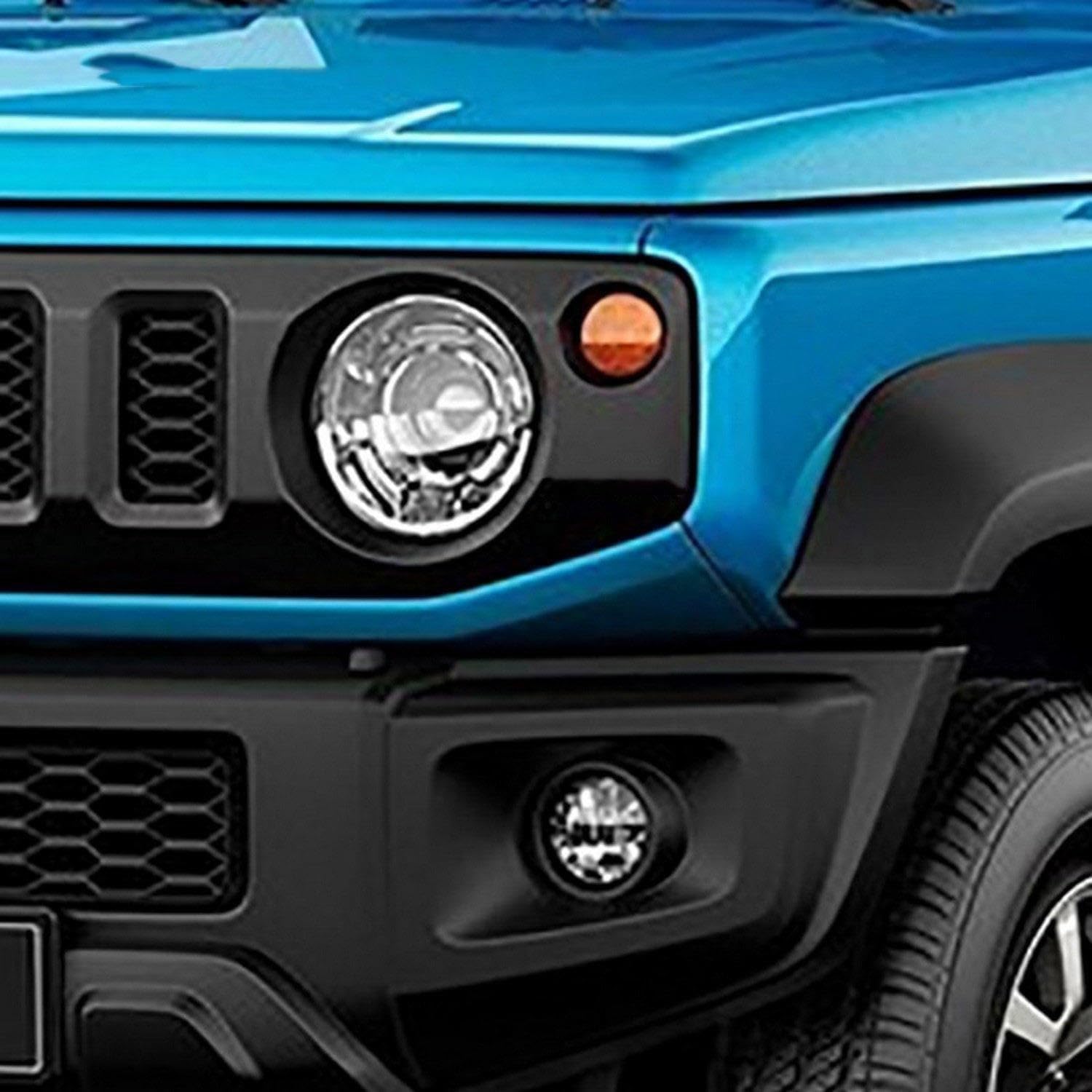Car Headlight Protective Film Headlamp Restoration Transparent Black TPU Sticker，for Suzuki JIMNY 2019-2023 Accessories