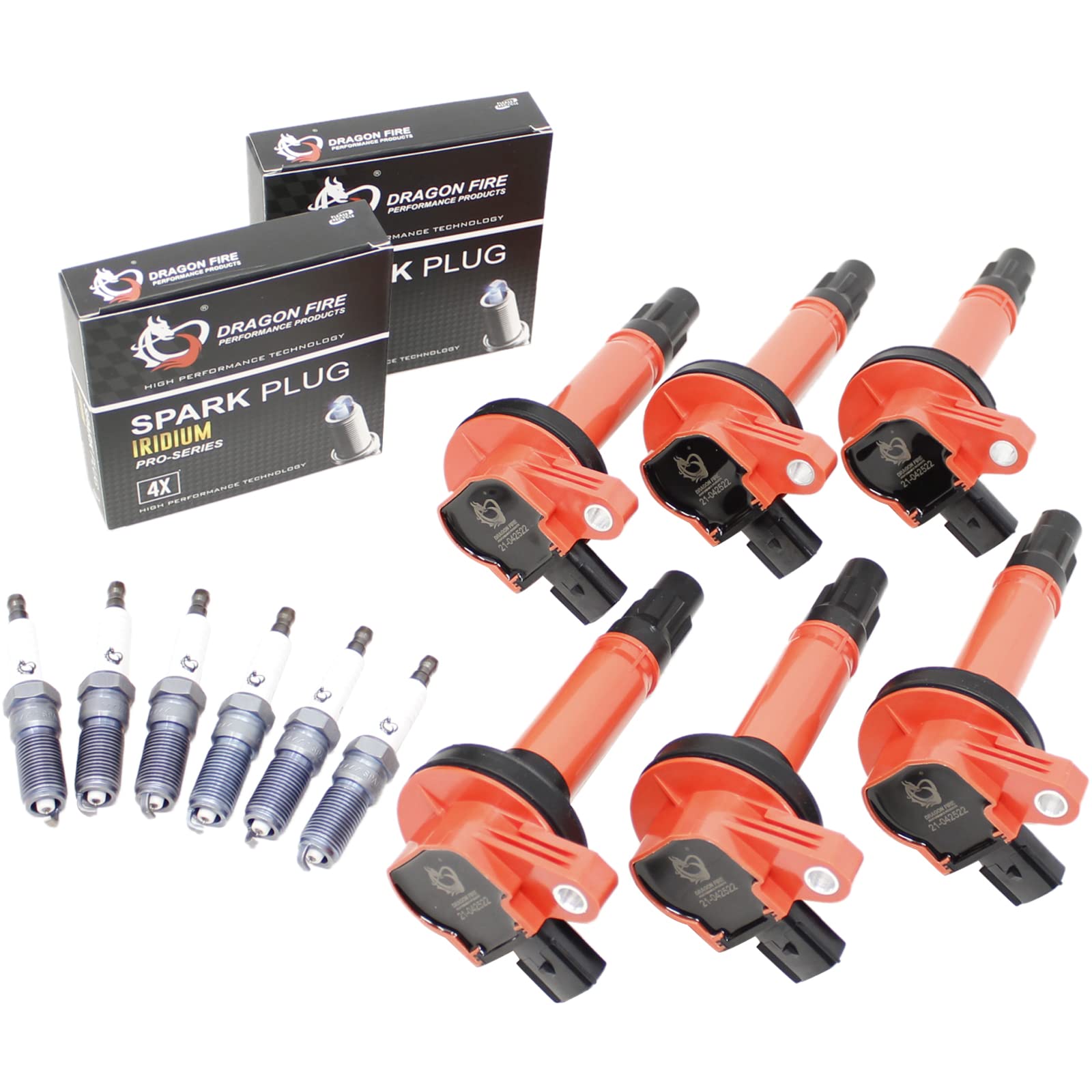 Buy DRAGON FIRE PERFORMANCE Tune Up Set Kit Ignition Coils IRIDIUM
