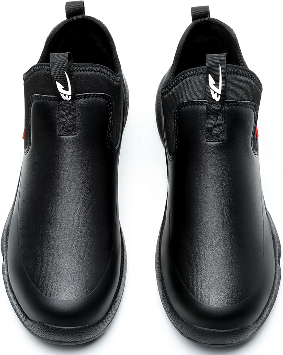 ORISTACO Non Slip Kitchen Chef Shoes Waterproof Lightweight Nursing Garden Food Service Leather Work Clogs - Image 5