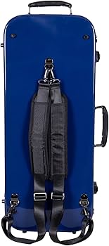 Amazon.com: Crossrock CRF1000DVNVBL Fiberglass Double Violin Case