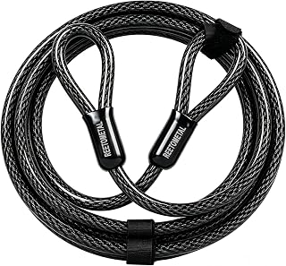 루프가 있는 튼튼한 보안 케이블 12mm(1/2인치) X3m(10피트)