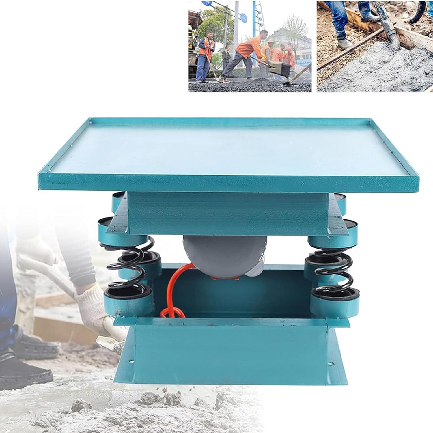 Electric Concrete Vibrating Table, Concrete Vibration Platform Stainless Steel, 220v Flat Plate Vibrator, Industrial Concrete Vibrator, Shaking Test Table Vibration
