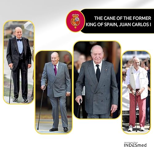 Miniatura 8 de Bastón ultraligero de fibra de carbono (0.44 libras) con curva ergonómica y agarre para prevenir tendinitis