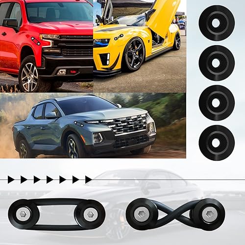 Miniatura 6 de Kit de clips universales para parachoques de coche, 4 piezas, liberación rápida