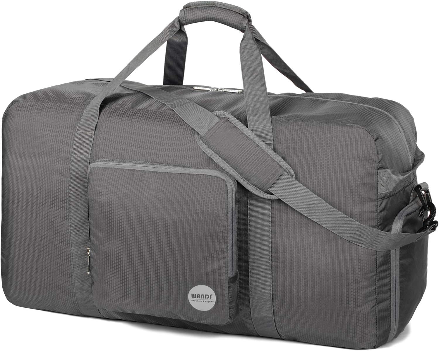 WANDF Foldable Travel Duffel Bag 60-120L Duffle Carry on for Women and Men