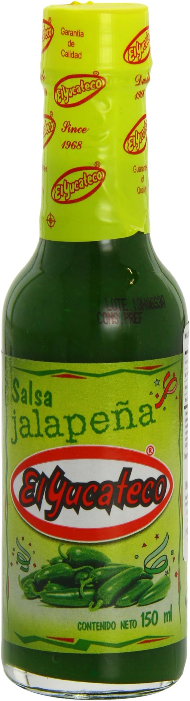 MexGrocer El Yucateco Jalapeno Salsa 150 ml (Pack of 2)