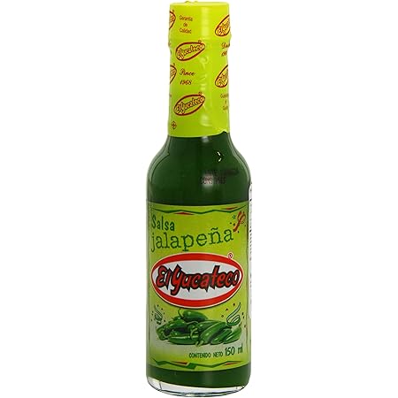 MexGrocer El Yucateco Jalapeno Salsa 150 ml (Pack of 2)