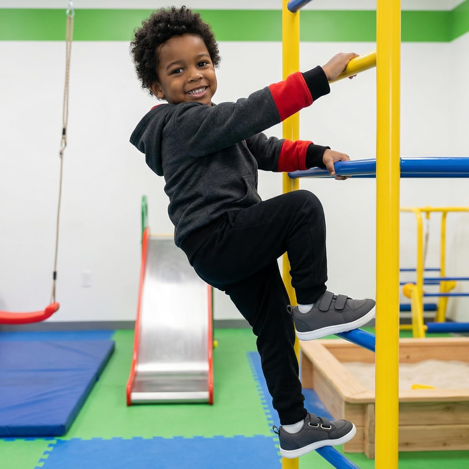 Wide Toe Box Toddler Shoes Boys Girls Barefoot Shoes Lightweight Kid Tennis Sneakers Non-Slip Zero Drop First Walking Running Shoe for School Outdoor Indoor Sports - Image 3