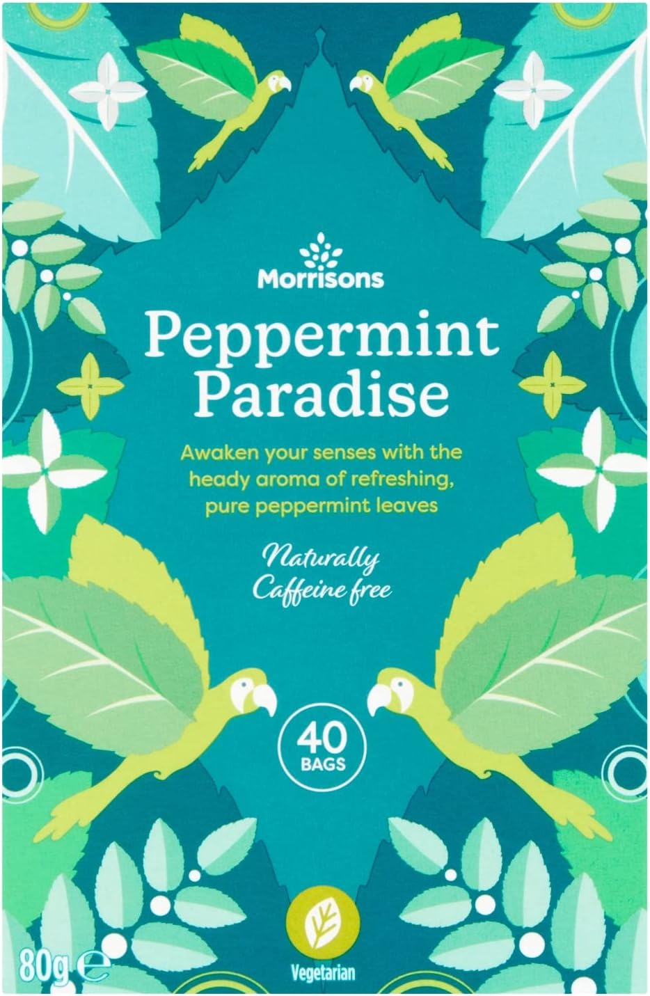 Morrisons Peppermint Paradise 40 Bags 80g