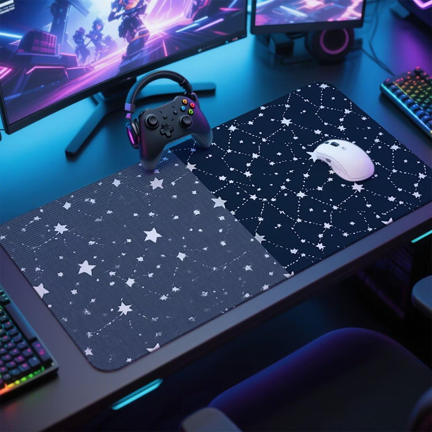 Abstrakcyjna podkładka pod mysz pod mysz pod mysz do gier XXL 1200x600x3mm podkładka pod mysz nowoczesna duża podkładka pod mysz dla graczy akcesoria PC antypoślizgowe i wodoodporne, do klawiatury w