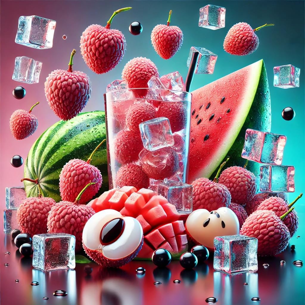 Lychee Watermelon Breeze - lichi sandía Ice aroma concentrado - Vegano - Sasami - 100ml