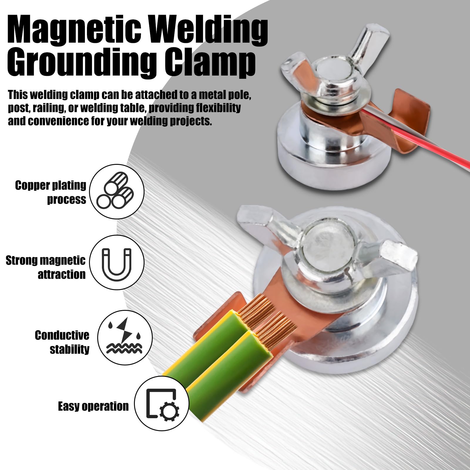 Fukaisu Welding Magnetic Grounding Clamp - Image 4
