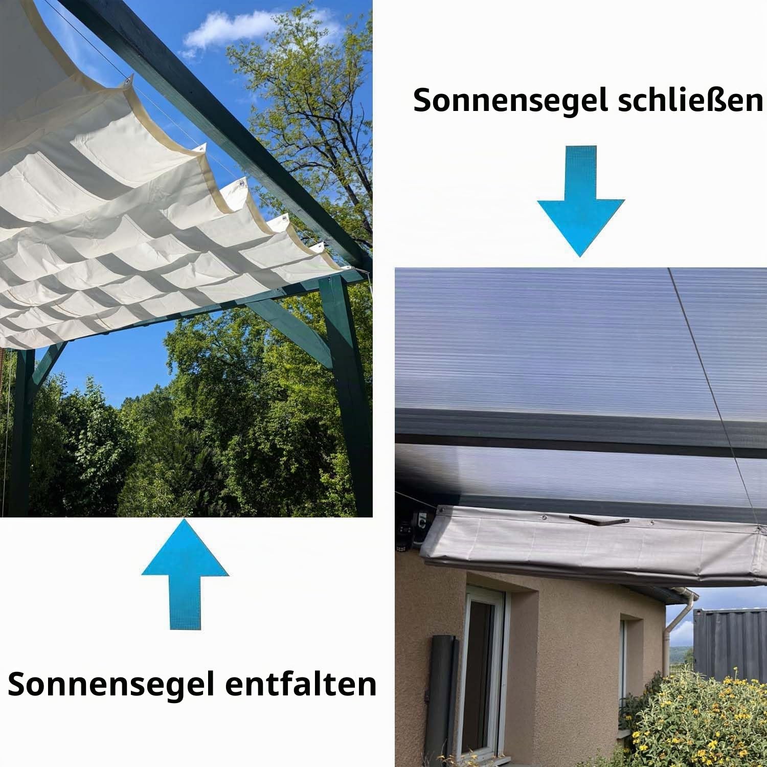 sonnensegel unter terrassendach Einziehbares 1x3M(BxL) Verstellbar Sonnensegel Welle Aufrollbar Segeltuch Markise Wasserdicht Sonnenschutz UV-Schutz für Outdoor Pergola Garten Balkon Terrasse Sand Color:Marlboro v847 Zeroweight Warm Handschuhe in