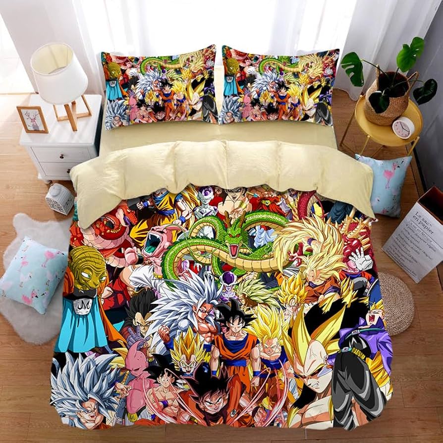 Amazon｜ドラゴンボール アニメ柄掛け布団カバー(170×210cm)・枕カバー