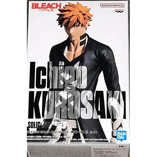 Banpresto BLEACH SOLID AND SOULS Kurosaki Ichigo II PVC Figure 17cm