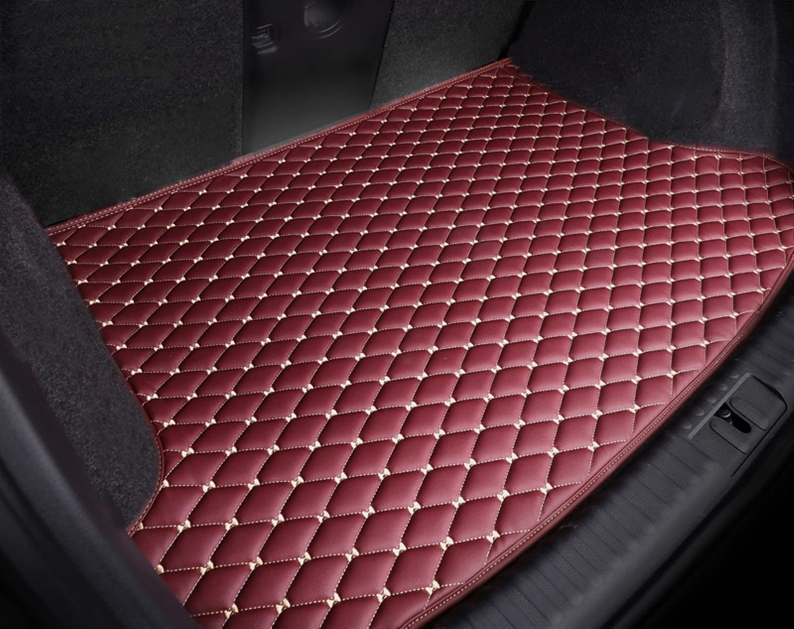 Tapis de coffre Jeep cuir et finition premium Wind Red - 6