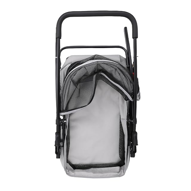 Foto 8 de 8 de Carrito para Perro Plegable Transpirable con Cesta de Almacenamiento, Portavasos
