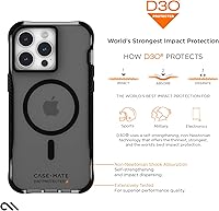 Vista 8 de Case-Mate Funda rígida para iPhone 15 Pro Max de 6.7 pulgadas, protección contra caídas D3O de 16 pies, compatible con MagSafe, funda magnética