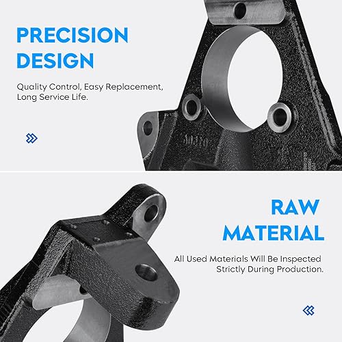 Miniatura 3 de Juego de husillos de bajada de caída delanteros de 2 pulgadas para 2WD 4WD AWD 1999-2006 Chevy Silverado 1500 Cadillac Escalade Avalanche Suburban