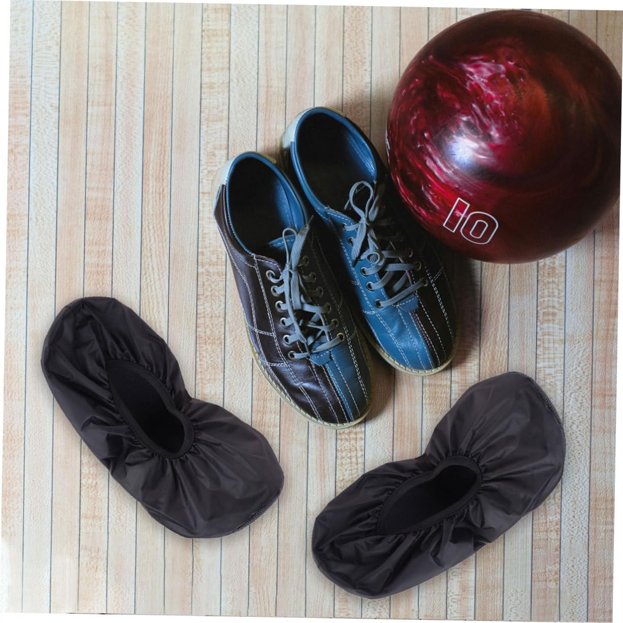 Water-Resisting Bowling Shoe Cover Waterproof Shoe Covers Shoe Protector Black