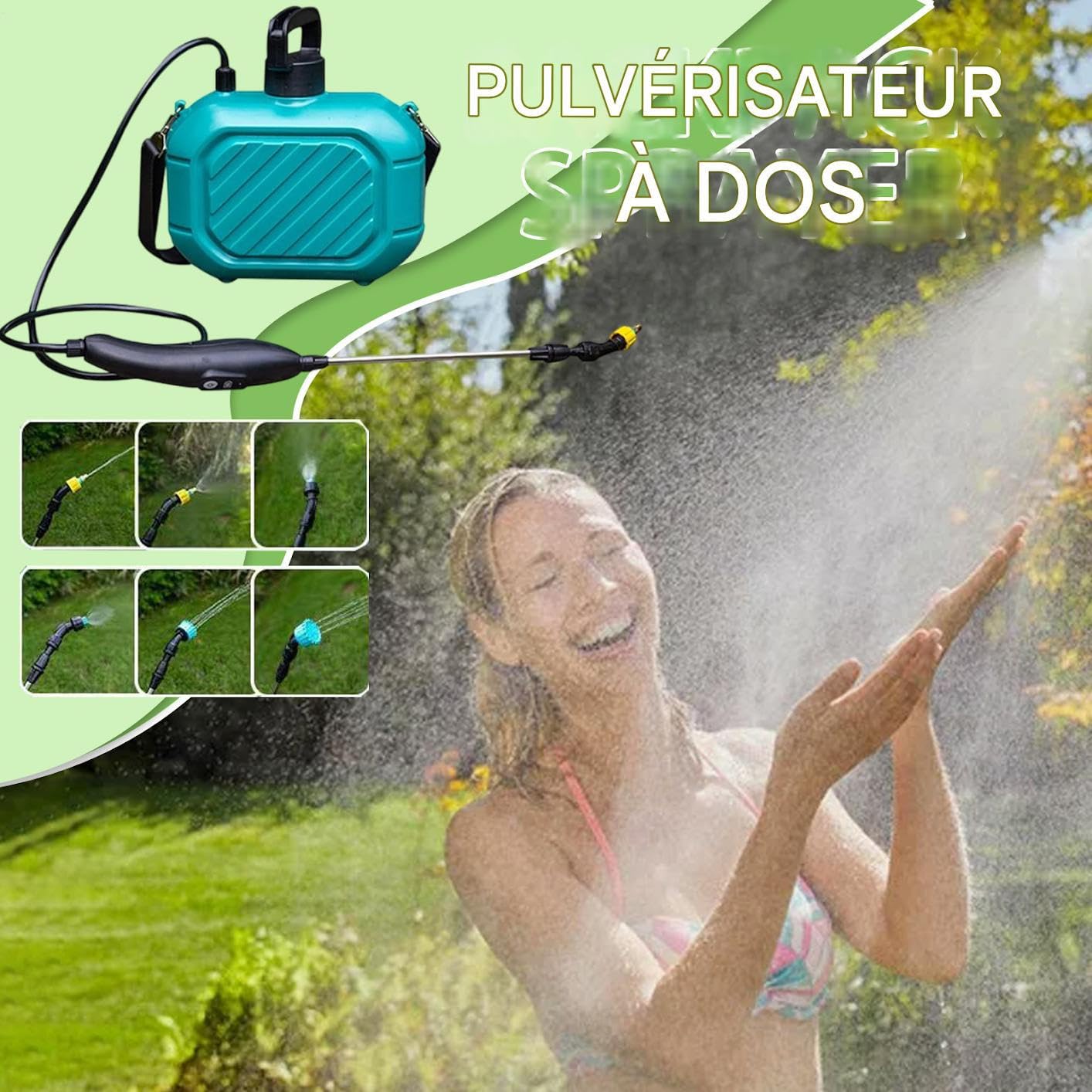 Pulvérisateur à Batterie 5 Litres 3 Buses À Brouillard