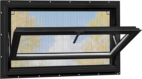Vinyl Basement Hopper Window
