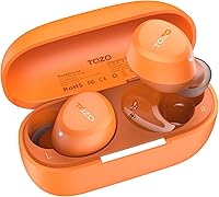 Vista 15 de TOZO Auriculares inalámbricos A1 Bluetooth 5.3 de peso ligero en el oído IPX5 Auriculares impermeables 2 micrófonos para llamadas AI, auriculares