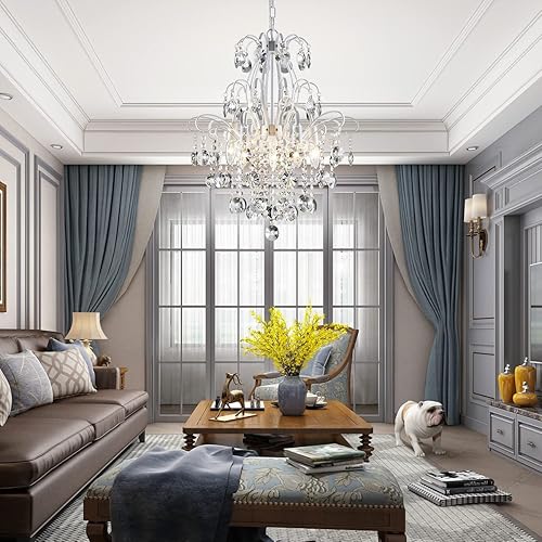 Miniatura 6 de WUZUPS Lámpara de techo colgante de 5 luces, lámpara de techo moderna para dormitorio, pasillo, bar, cocina, baño, 22.6 pulgadas de alto x 19.2