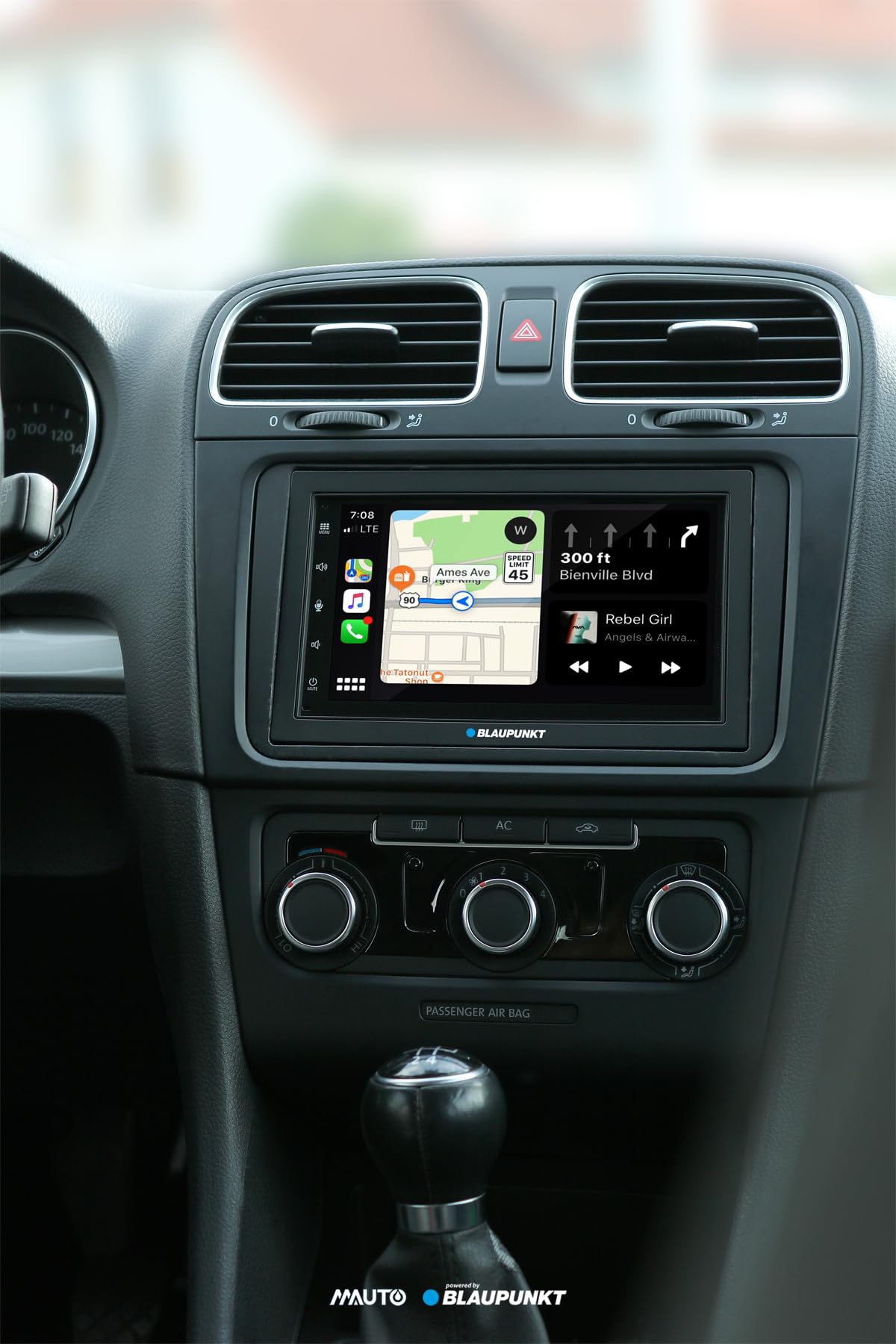 Blaupunkt Rotterdam 600 Dab radio samochodowe MP3 z ekranem dotykowym, Bluetooth, USB/CarPlay