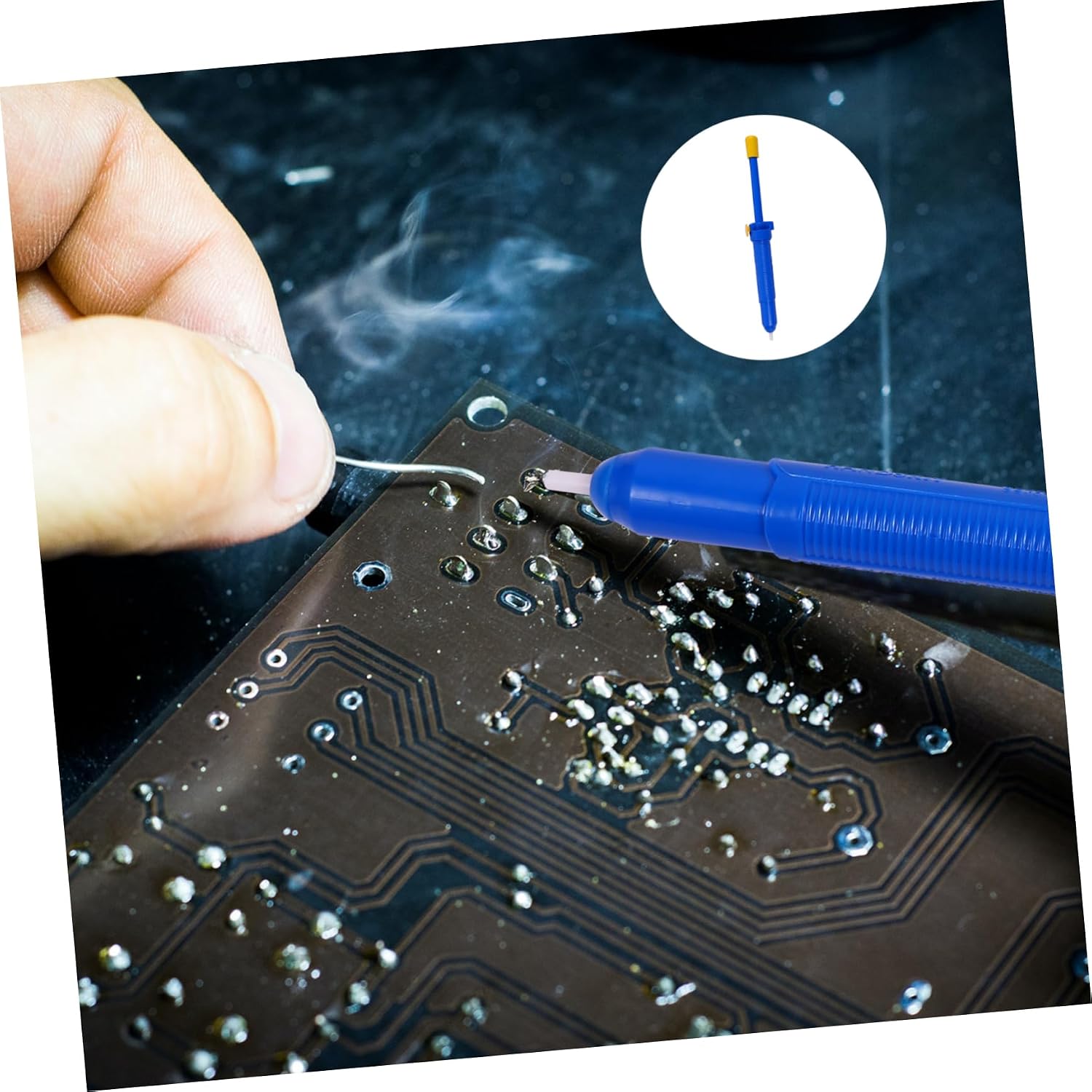 Desoldering Pump Tool High-temperature Resistant Solder Sucker for Efficient Solder Removal Easy to Use for Beginners and Professionals for Electronics Repair and Diy Projects